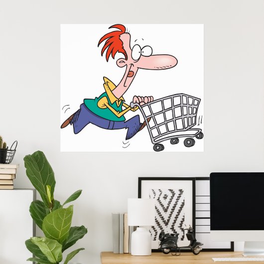 Poster Frantic Shopper (Bureau à domicile)