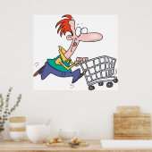 Poster Frantic Shopper (Cuisine)