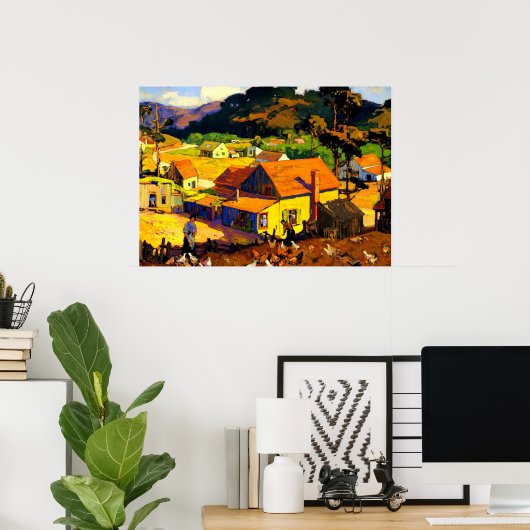 Poster Franz Bischoff - Après-midi Idyl, Cambrie (Bureau à domicile)