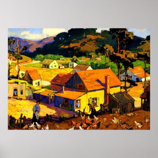 Poster Franz Bischoff - Après-midi Idyl, Cambrie (Devant)