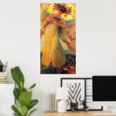 Poster Franz Dvorak - Ange des oiseaux - 1910 (Bureau à domicile)