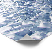 Poster Franz Josef Glacier Vue aérienne, Nouvelle-Zélande (Coin)