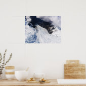 Poster Franz Josef Glacier Vue aérienne, Nouvelle-Zélande (Cuisine)