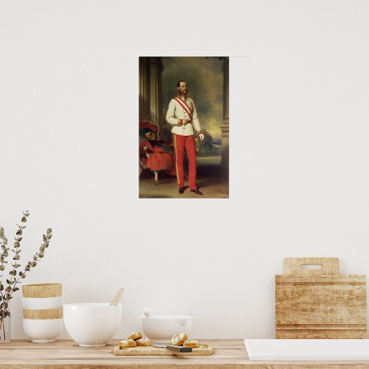Poster Franz Joseph I, Empereur d'Autriche 2 (Cuisine)