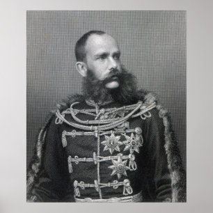 Poster Franz Joseph Ier d'Autriche