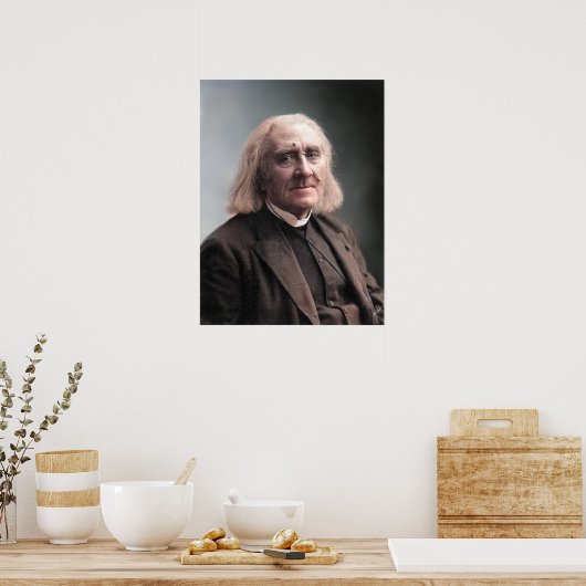 Poster Franz Liszt (Cuisine)