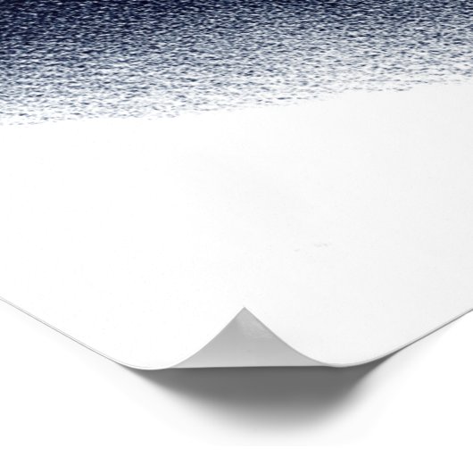 Poster Franz Liszt, bleu (Coin)