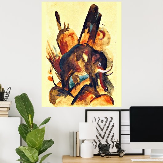 Poster Franz Marc (Bureau à domicile)