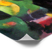 Poster Franz Marc - Abstrait avec du bétail (Coin)