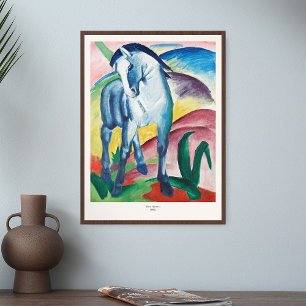 Poster Franz Marc Art Imprimer Cheval Bleu I peinture