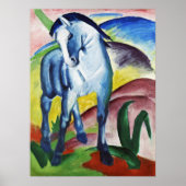 Poster Franz Marc Cheval bleu moderne I Art expressionnis (Devant)