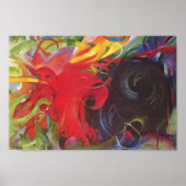 Poster Franz Marc - Formes de combat (Devant)