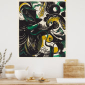 Poster Franz Marc Genèse Abstraite II Expressionnisme Art (Cuisine)