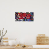 Poster Franz Marc - La vache du monde (Cuisine)