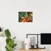 Poster Franz Marc - Le Petit Singe (Bureau à domicile)