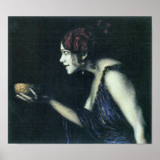 Poster Franz von Stuck - Tilla Durieux comme Circe (Devant)