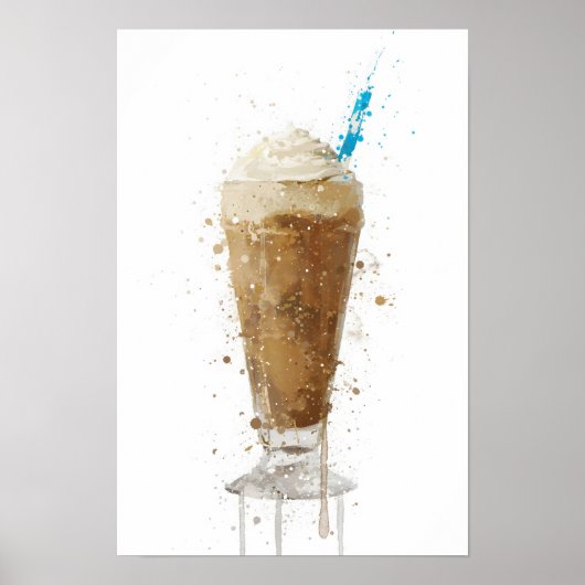 Poster Frappe au Moka (Devant)