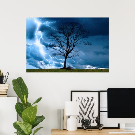 Poster Frappe de la foudre (Bureau à domicile)