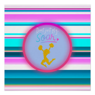 Poster Frappe "Ne vous contentez pas de voler, de sauter"