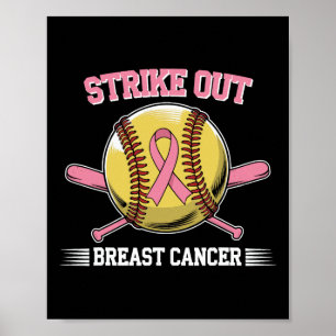 Poster Frapper Contre le Cancer du Sein Softll Lutte de S