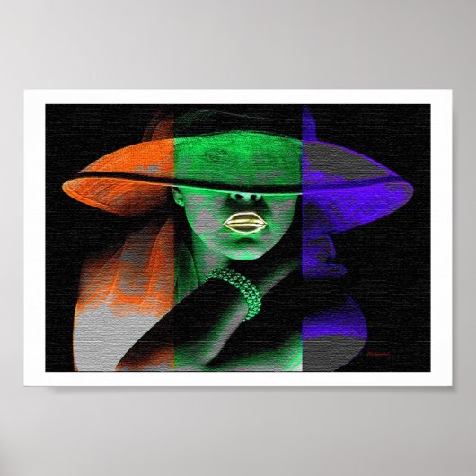 Poster Frapper Un Pose (Devant)