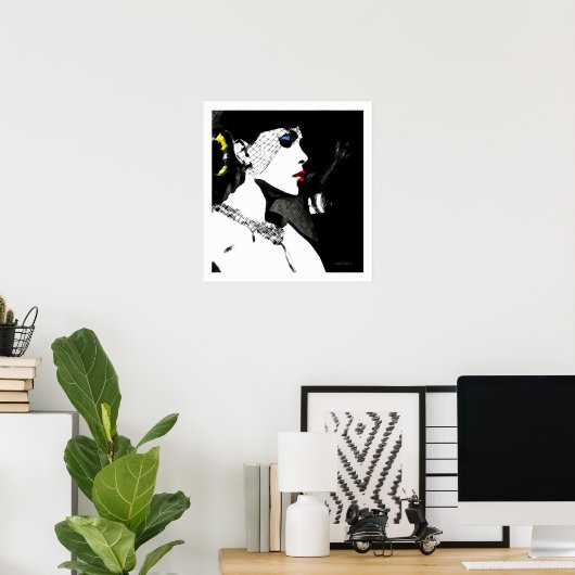 Poster Frapper un pot (Bureau à domicile)