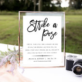 Poster Frappez une Pose | Photomaton de Mariage