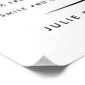 Poster Frappez une Pose | Photomaton de Mariage (Coin)