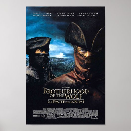 Poster Fraternité du loup français (Devant)