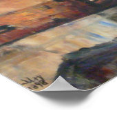 Poster Frau am Schreibtisch (Coin)