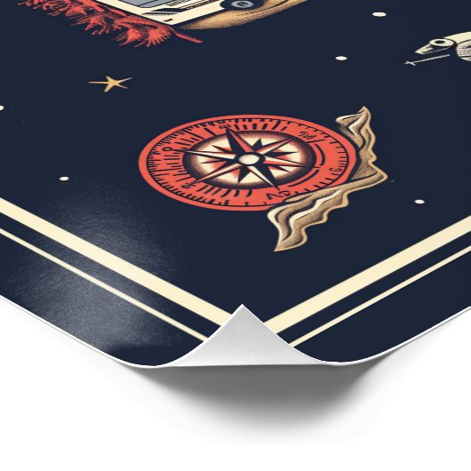 Poster Fraude au compas (Coin)