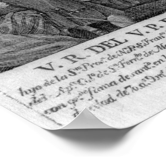 Poster Fray Junipero Serra (Coin)