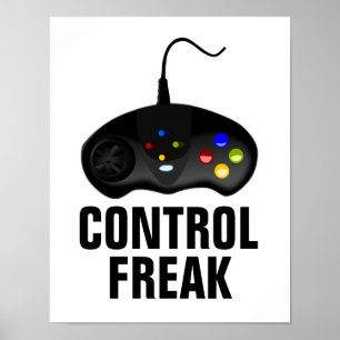 Poster Freak Gamer controleren