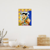 Poster Fred Flintstone Regardez En Miroir (Cuisine)