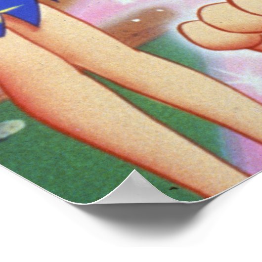 Poster Fred Flintstone Sous Un Spell (Coin)