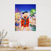 Poster Fred Flintstone Sous Un Spell (Cuisine)