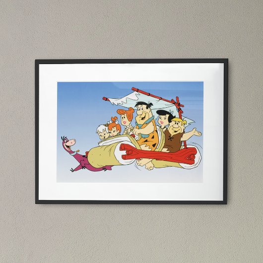 Poster Fred Flintstone Wilma Barney et Betty PEBBLES™