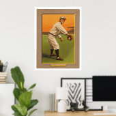 Poster Fred Tenney Giants Baseball 1911 (Bureau à domicile)