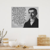 Poster Frederic Bastiat La Loi (Cuisine)