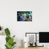 Poster Frédéric Bazille - La Réunion Familiale (Bureau à domicile)