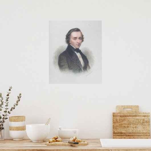 Poster Frederic Chopin (Cuisine)