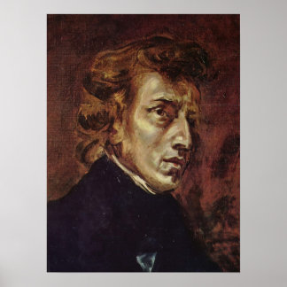 Poster Frédéric Chopin Portrait