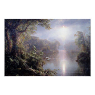 Poster Frederic Church, Le fleuve de la vie,