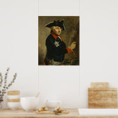 Poster Frédéric II le Grand de Prusse, 1764 (Cuisine)