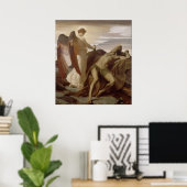 Poster Frederic Leighton - Elijah dans le désert (Bureau à domicile)