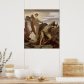 Poster Frederic Leighton - Elijah dans le désert (Cuisine)