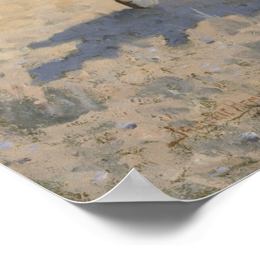 Poster Frederic Remington / Aiding a Comrade (Coin)