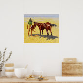 Poster Frederic Remington Art Occidental "Chassé" (Cuisine)