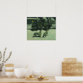 Poster Frederic Remington - L'appel à l'aide (Cuisine)