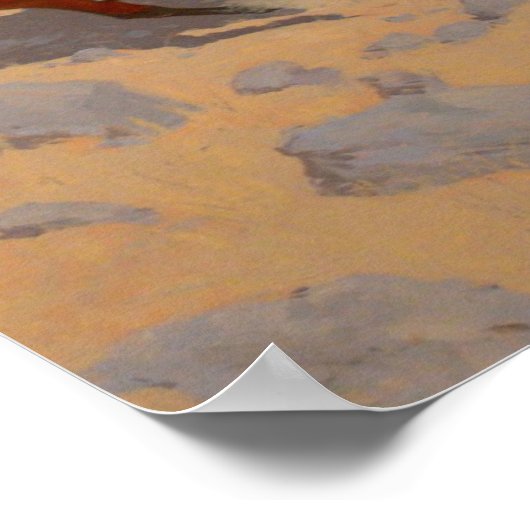 Poster Frederic Remington - Le Cowboy (Coin)